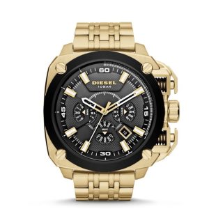 Diesel Bamf Gold Mens Stainless Steel Watch-DZ7378
