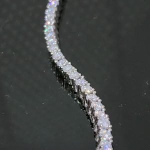 Pure Silver Moisonite Tennis Bracelet 5.5ct