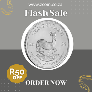 1 Ounce Fine Silver Krugerrand + Capsule (SALE)
